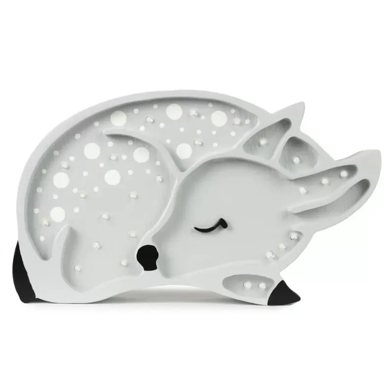 Lampe veilleuse faon gris clair (Little Lights) - Image 1