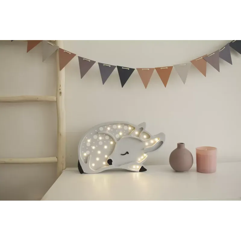 Lampe veilleuse faon gris clair (Little Lights) - Image 2