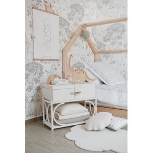 Lampe veilleuse diplodocus bois naturel