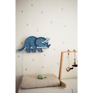 Lampe veilleuse tricératops bleu navy