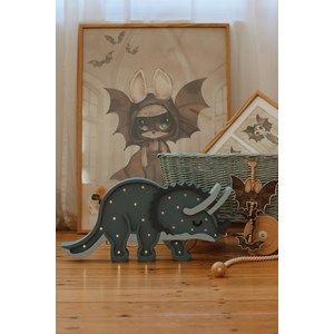 Lampe veilleuse tricératops bleu navy