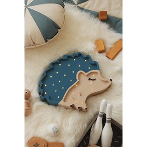 Lampe veilleuse hérisson bleu