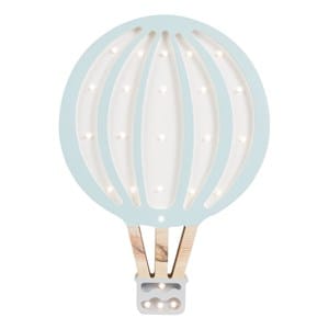 Lampe veilleuse montgolfière bleu ciel