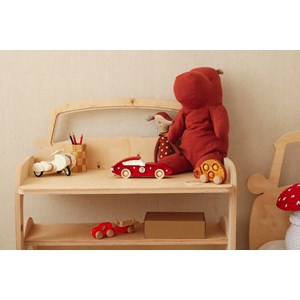 Lampe veilleuse voiture de course rouge