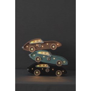 Lampe veilleuse voiture de course bleue