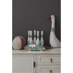 Lampe veilleuse voiture de course bleue