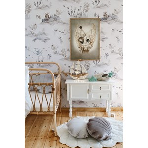 Lampe veilleuse navire brun