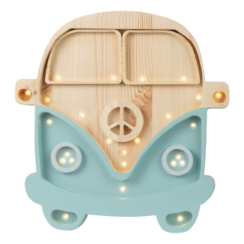 Lampe veilleuse van bleu