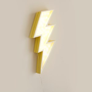 Lampe veilleuse éclair jaune
