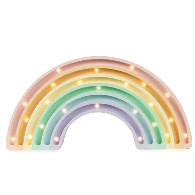 Lampe veilleuse arc-en-ciel pastel