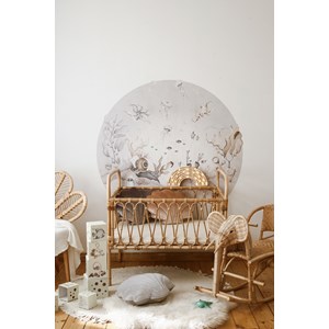 Lampe veilleuse arc-en-ciel bois naturel