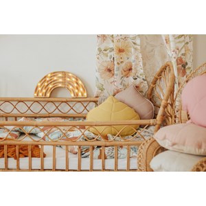 Lampe veilleuse arc-en-ciel bois naturel