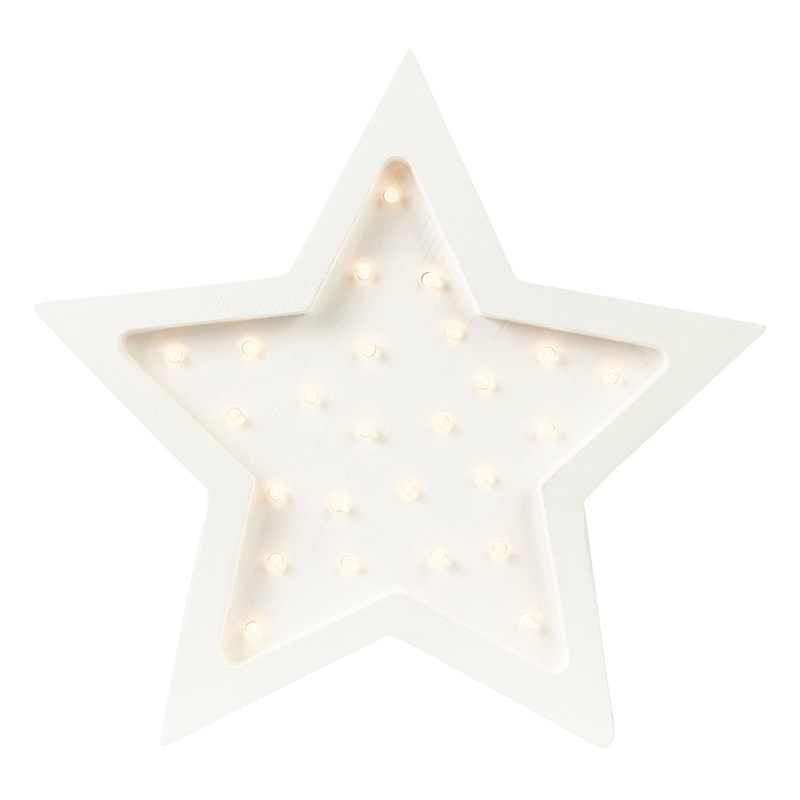 Lampe veilleuse étoile blanche
