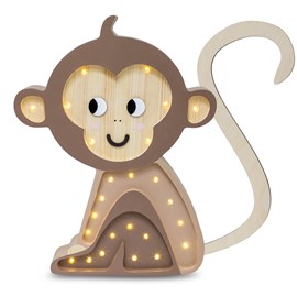 Lampe veilleuse singe brun