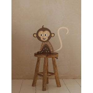 Lampe veilleuse singe brun
