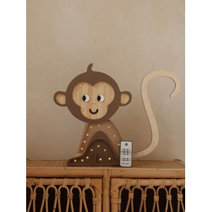 Lampe veilleuse singe brun