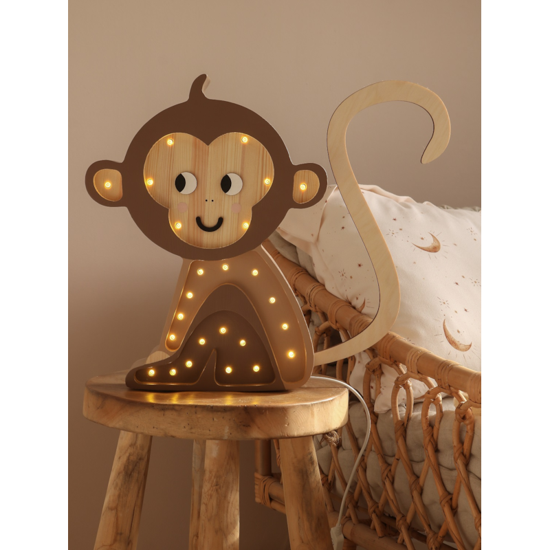 Lampe veilleuse singe brun (Little Lights) - Image 4
