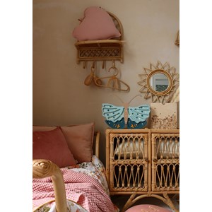 Lampe veilleuse papillon bleu