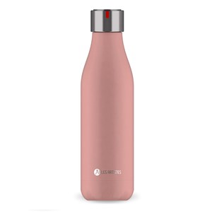 Bouteille isotherme rose mat 500 ml