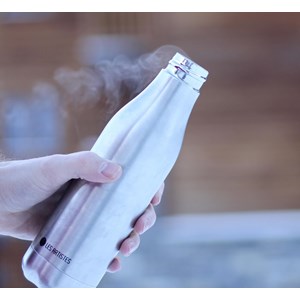 Bouteille isotherme argentée 750 ml
