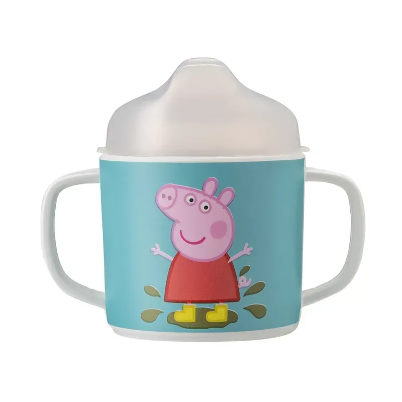 Tasse deux anses avec bec amovible peppa (Petit Jour) - Image 1