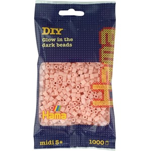 Sachet 1000 perles plastique midi mix ro