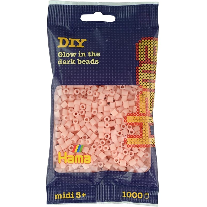 Sachet 1000 perles plastique midi mix ro