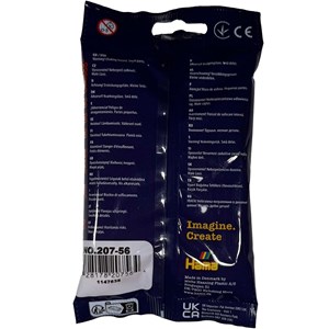 Sachet 1000 perles plastique midi mix ro
