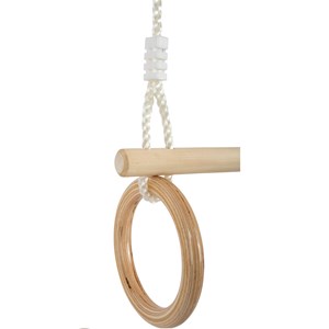 Trapèze avec anneaux de gymnastique en