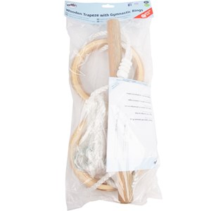 Trapèze avec anneaux de gymnastique en