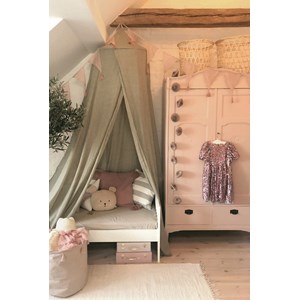 Ciel de lit vert olive