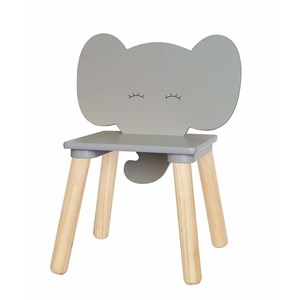 Chaise éléphant en bois
