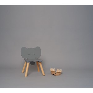 Chaise éléphant en bois