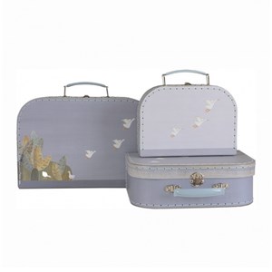 Set de 3 valises campagne