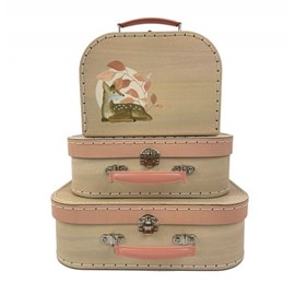 Set de 3 valises faon