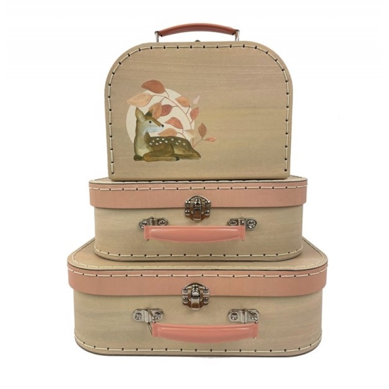 Set de 3 valises faon