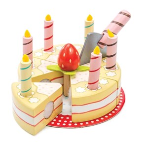 Gâteau d'anniversaire à la vanille