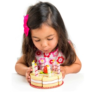 Gâteau d'anniversaire à la vanille