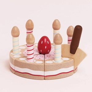 Gâteau d'anniversaire à la vanille