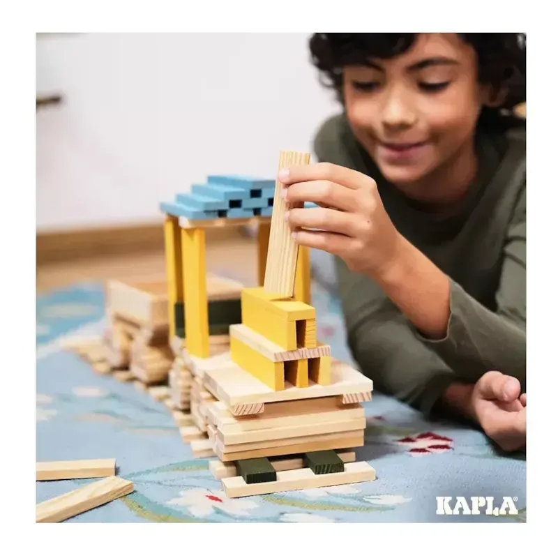 Baril kapla 120 bleu jaune vert (Kapla) - Image 3