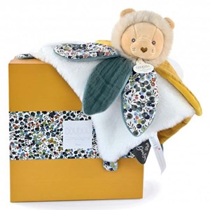 Doudou pétale lion blanc