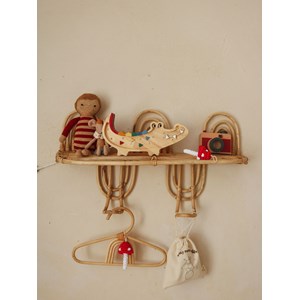 Petite lampe veilleuse crocodile bois na