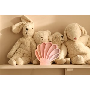 Lampe veilleuse coquillage sirènes rose