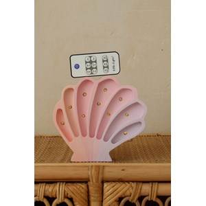 Lampe veilleuse coquillage sirènes rose