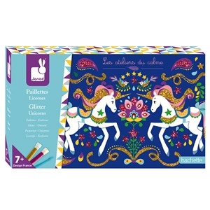 Set créatif paillettes licornes