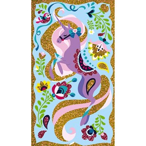 Set créatif paillettes licornes