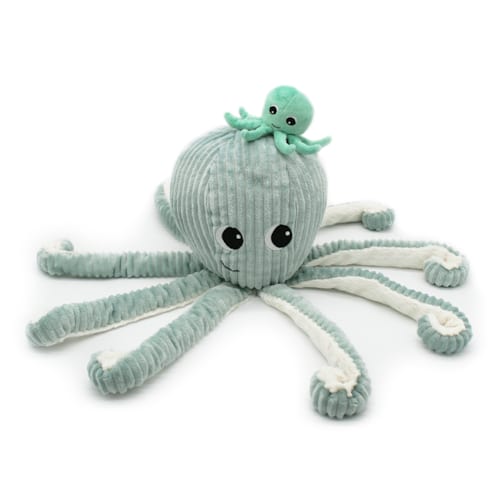 Les Déglingos - Peluche ptipotos pieuvre mint filou