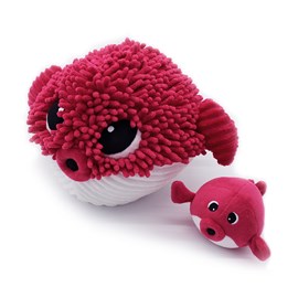Peluche ptipotos poisson globe et son b?