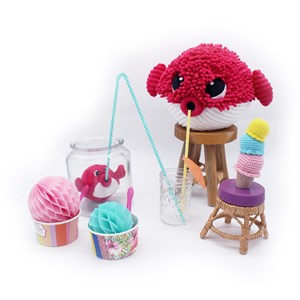 Peluche ptipotos poisson globe et son b?