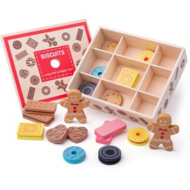 Boîte à biscuits en bois